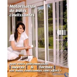 Motorisation baie coulissante fenêtre - Lit Tempo Win Com Deprat blanc - 090K150B