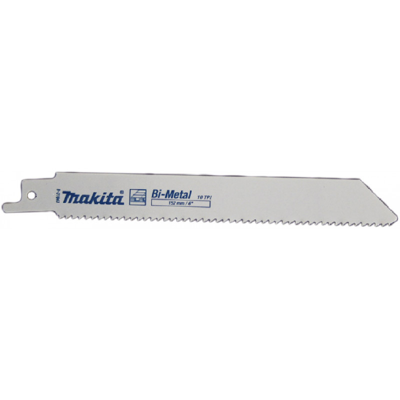 Lames Sabre Bimétalliques Makita 5-8 TPI - Lot De 2, 305 X 1,6 Mm, Pour Bois Et Clous