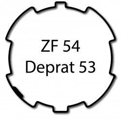 Bagues moteur Gaposa AXZRF54 - Tube Zurfluh-Feller 54