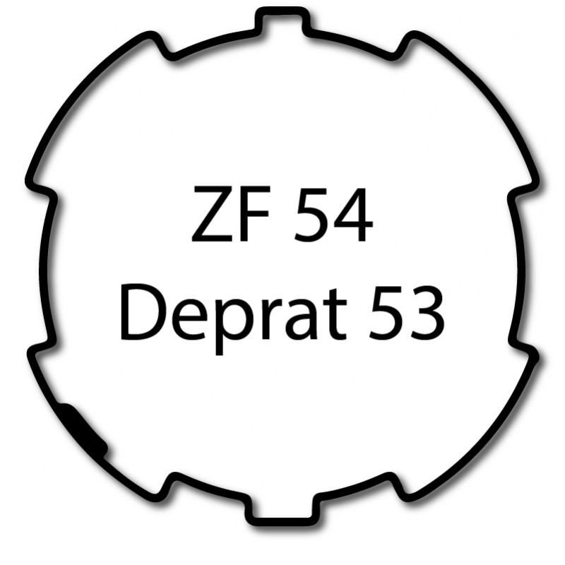Bagues moteur Gaposa AXZRF54 - Tube Zurfluh-Feller 54