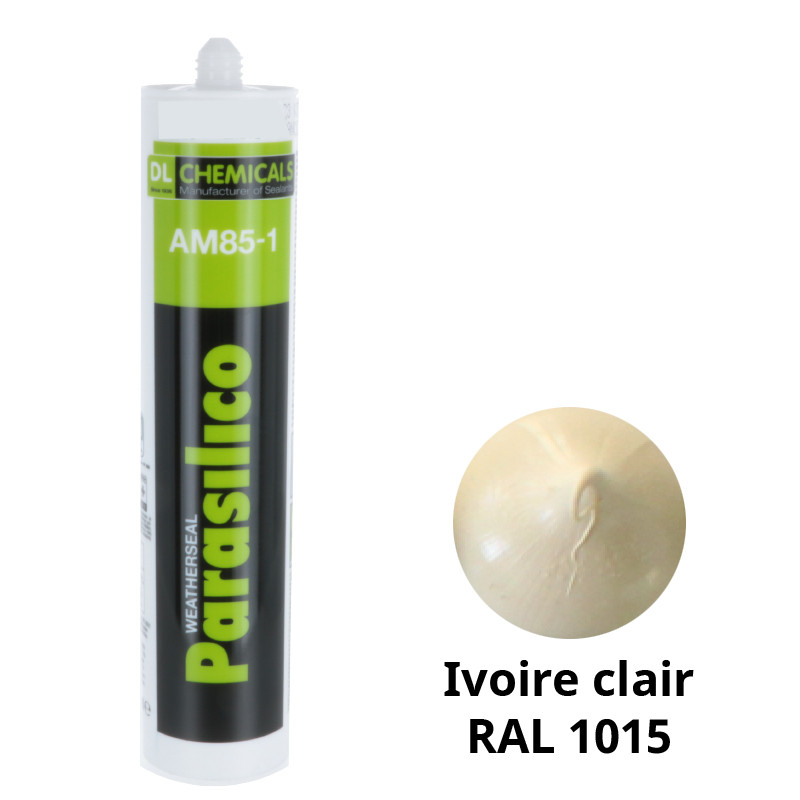 Silicone Parasilico AM 85-1 ivoire clair RAL 1015 DL Chemicals 100065