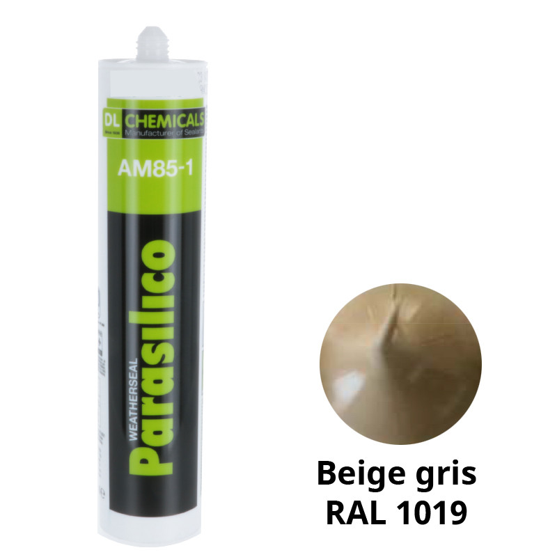 Silicone Parasilico AM 85-1 beige gris RAL 1019 - DL Chemicals 105373