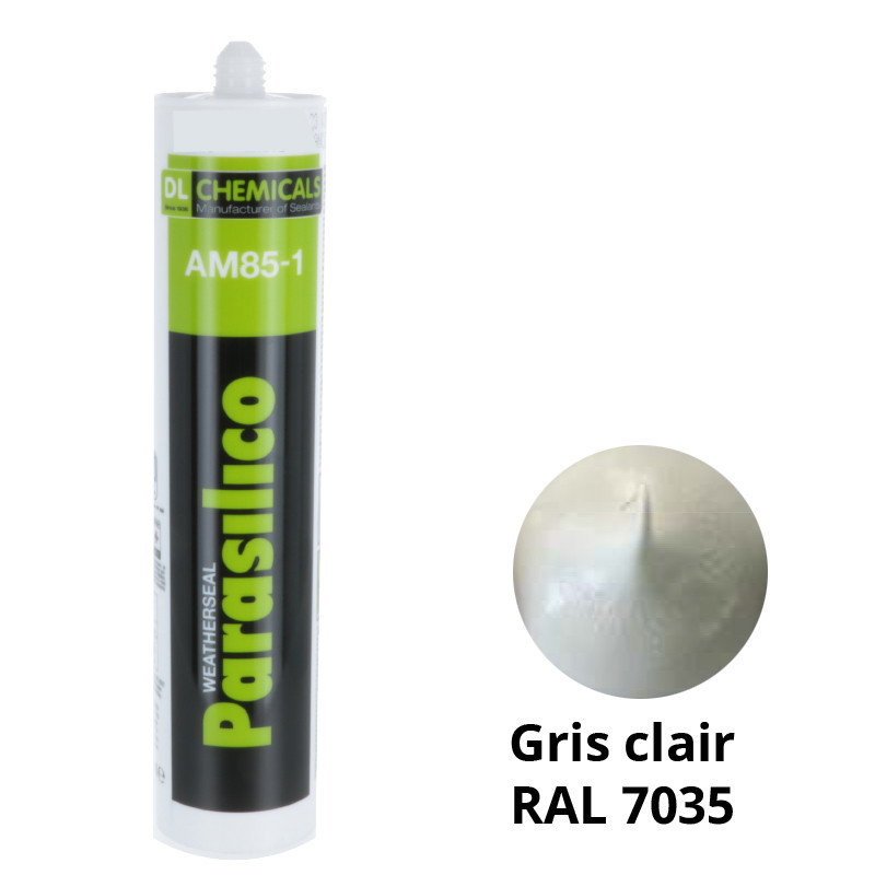 Silicone Parasilico AM 85-1 gris clair RAL 7035 - DL Chemicals 105384