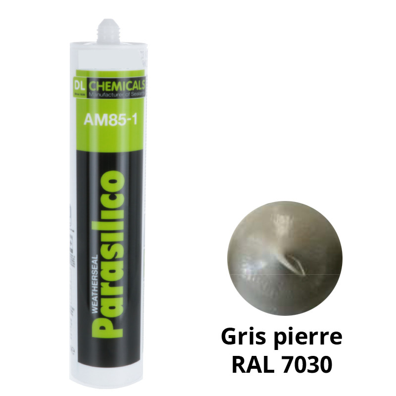 Silicone Parasilico AM 85-1 gris pierre RAL 7030 - DL Chemicals 105381