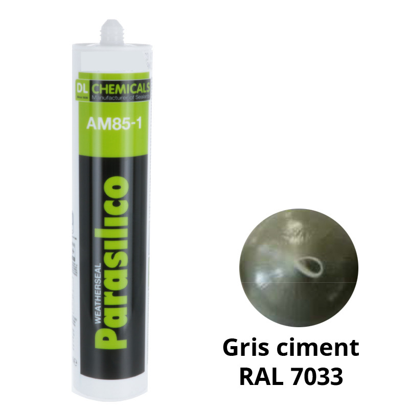 Silicone Parasilico AM 85-1 gris ciment RAL 7033 - DL Chemicals 105383