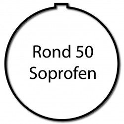Bagues moteur 35 mm tube rond 50 Soprofen - Came 001YK4105