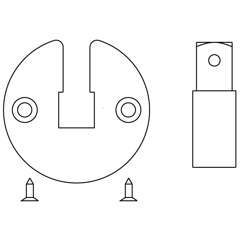 Insert de sécurité support moteur Mondrian 4- Came 001YM0101