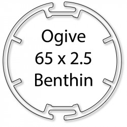 Bagues moteur 45 mm tube ogive 65 Benthin - Nice 515.16500