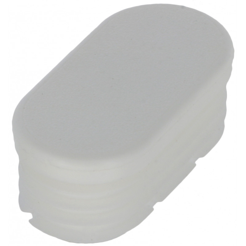Embout ovale intérieur cannelé Fortaps 18-60x30BL - blanc