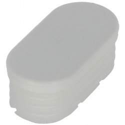 Embout ovale intérieur cannelé Fortaps 18-50x15BL - blanc