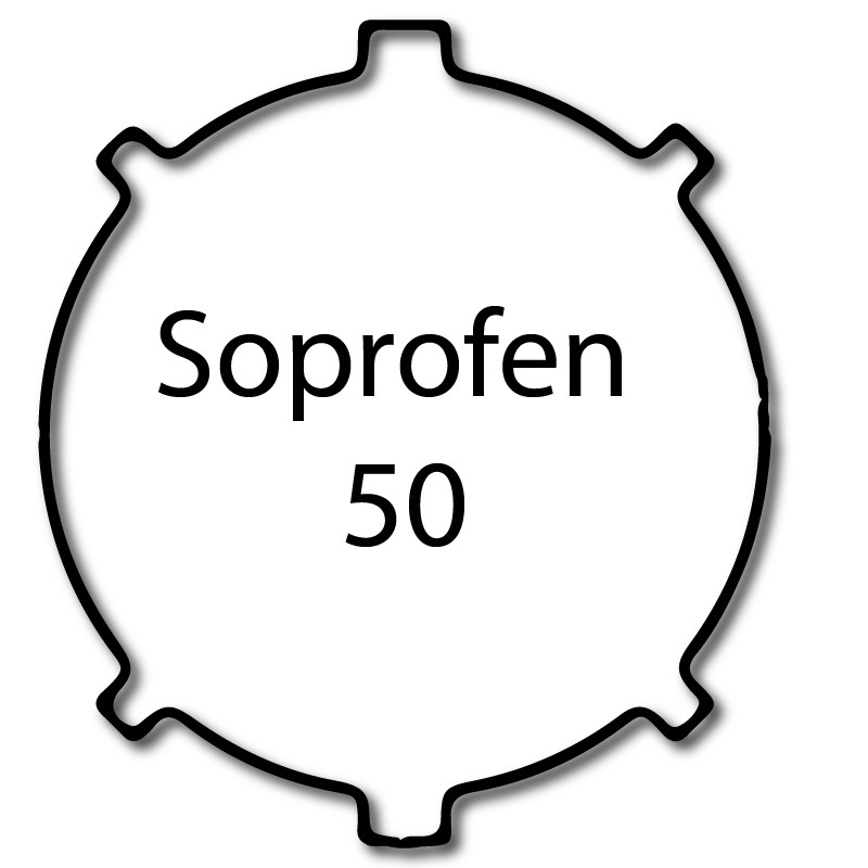 Bagues moteur 45 mm tube Soprofen 50 - Elero 13 117.8501