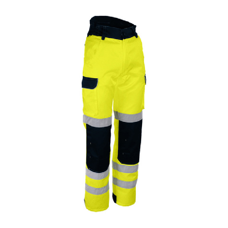Pantalon de travail haute visibilité jaune Singer PILA-2XL
