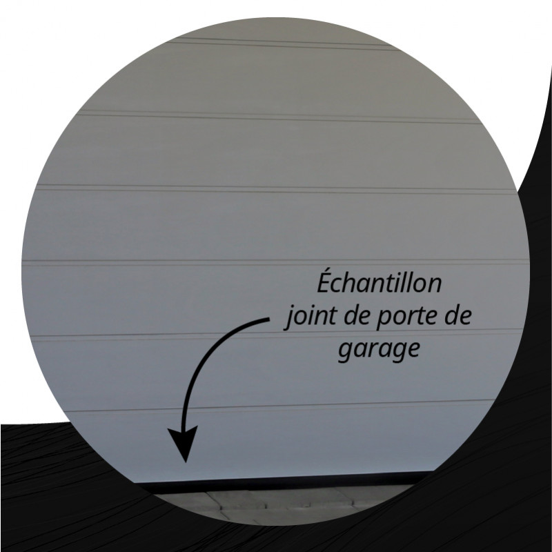 Joint caoutchouc Somfy porte de garage avec barre palpeuse - 9019568
