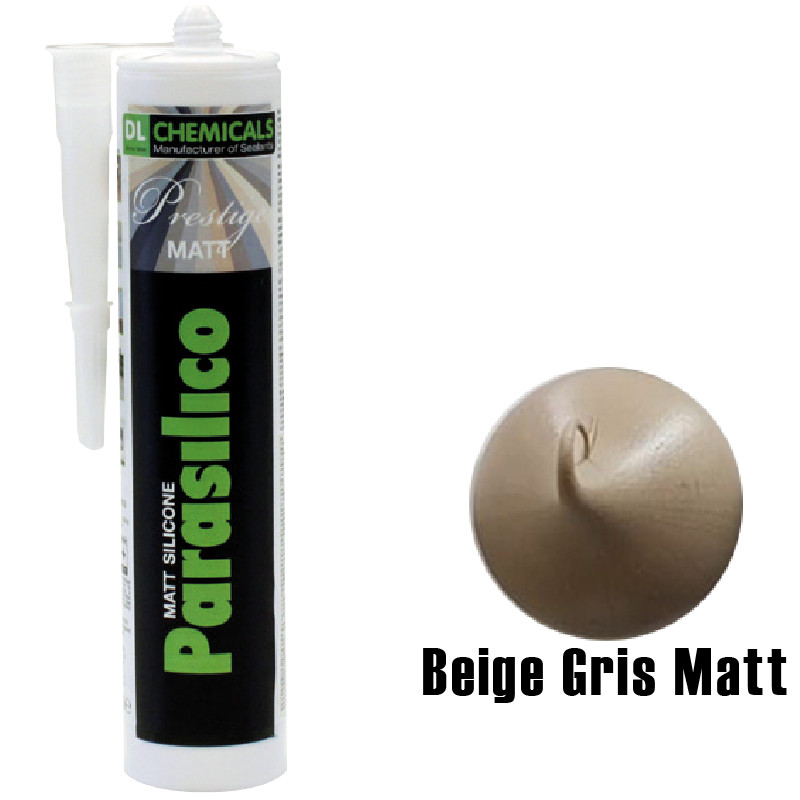 Silicone Parasilico prestige matt DL Chemicals - Beige gris mat - Déstockage