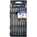 17 pièces de vissage Tivoly - Bagué - Extra long