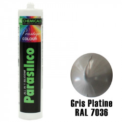 Silicone Parasilico prestige colour DL Chemicals-Gris platine RAL 7036 - Déstockage