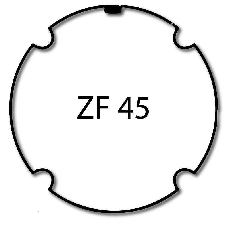 Bagues moteur 35 mm tube ZF 45 - FAAC A3505_0504