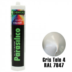 Silicone Parasilico prestige colour DL Chemicals -Gris tele 4 RAL 7047 - Déstockage