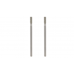 Fraises à pointes diamantées à bout cylindrique Dremel 2,4 mm - Lot de 2
