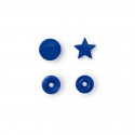 Boutons pression Color Snaps Bleu roi motif étoile - Prym 393216