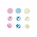 Boutons pression Color Snaps bleu/rose/perle Prym Love - Prym 393007