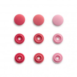 Boutons pression 9 mm Color Snaps Mini rose - Prym 393500