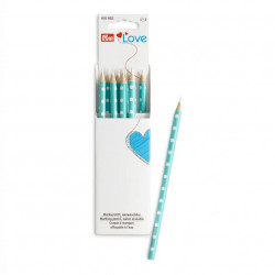 10 Crayons de marquage blanc - menthe - Prym 610852