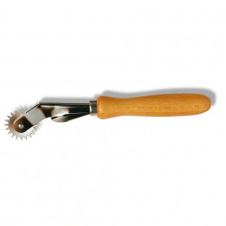 Roulette à patron dentée avec manche en bois - Prym 611276