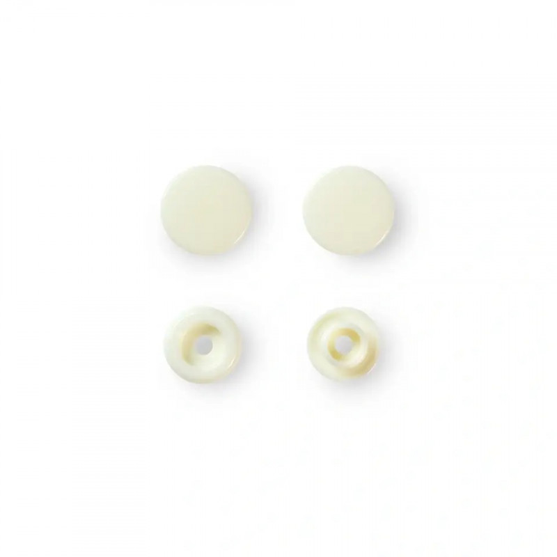 Boutons pression Color Snaps blanc perle - Prym 393122
