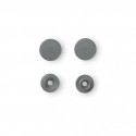 Boutons pression basiques Color Snaps gris argenté - Prym 393145