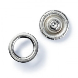 Bouton pression sans couture "Jersey" 10 mm, argent - Prym 390107