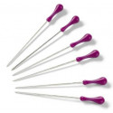 Épingles à piquer à Manche 38 x 0,58 mm - Argent Violet