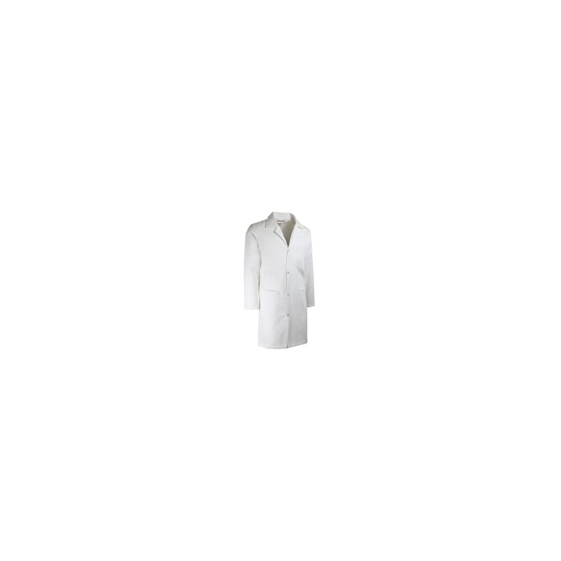 Blouse de travail blanche 100% coton 265g/m² - Singer LAB01 - T.S