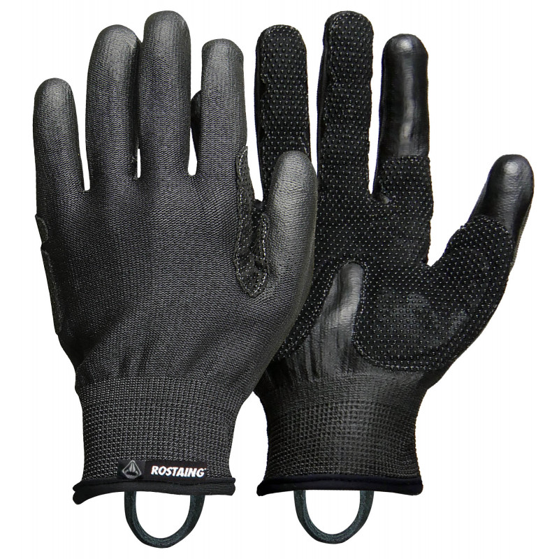 Gants tactiques d'intervention noirs Rostaing OPSB-6 - T.6
