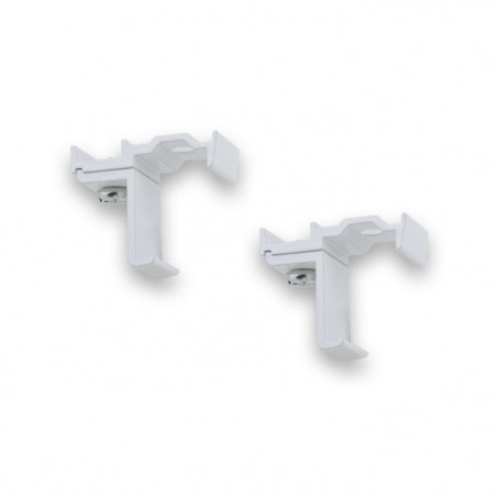 2 Supports de tringle sans perçage pour coffre de volet roulant