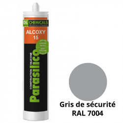 Silicone Parasilico Alcoxy 15 gris de sécurité RAL 7004 - DL Chemicals