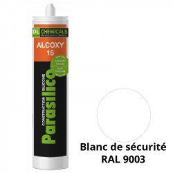 Silicone Parasilico Alcoxy 15 blanc de sécurité RAL 9003 DL Chemicals