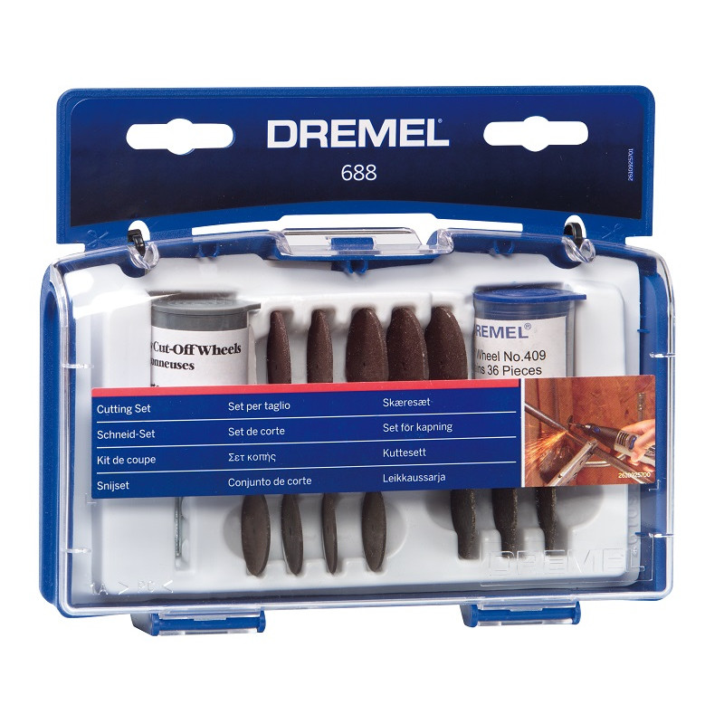 Coffret Dremel 69 accessoires de decoupe - Outil rotatif Dremel