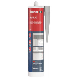 Mastic acrylique Multi AC 310 ml - blanc - Fischer 53110