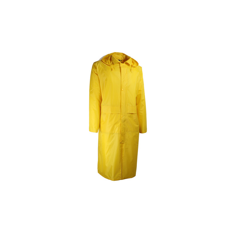 Manteau de pluie PVC souple jaune E.P.I. Singer VPLMANJ - T.4XL