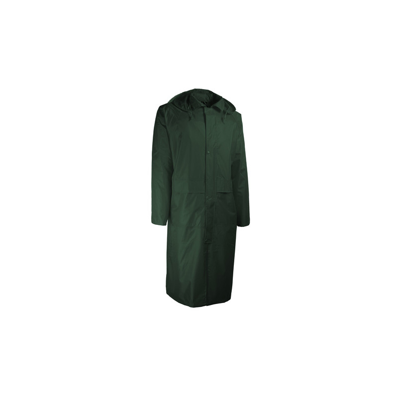 Manteau de pluie PVC souple vert E.P.I. Singer VPLMANV - T.M