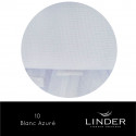Voilage rideau à Nouettes LUBERON - 145x300 cm - Blanc Azuré