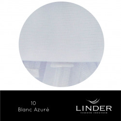 Voilage rideau à Nouettes LUBERON - Blanc Azuré