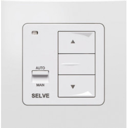 Emetteur Iveo Wall Send 1 canal blanc signalisation - Selve 29 87 08