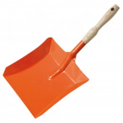 Pelle à poussière Mondelin en acier orange 22 cm - 863170