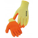 Gants de manutention Singer paume enduit latex jaune-orange Taille 11