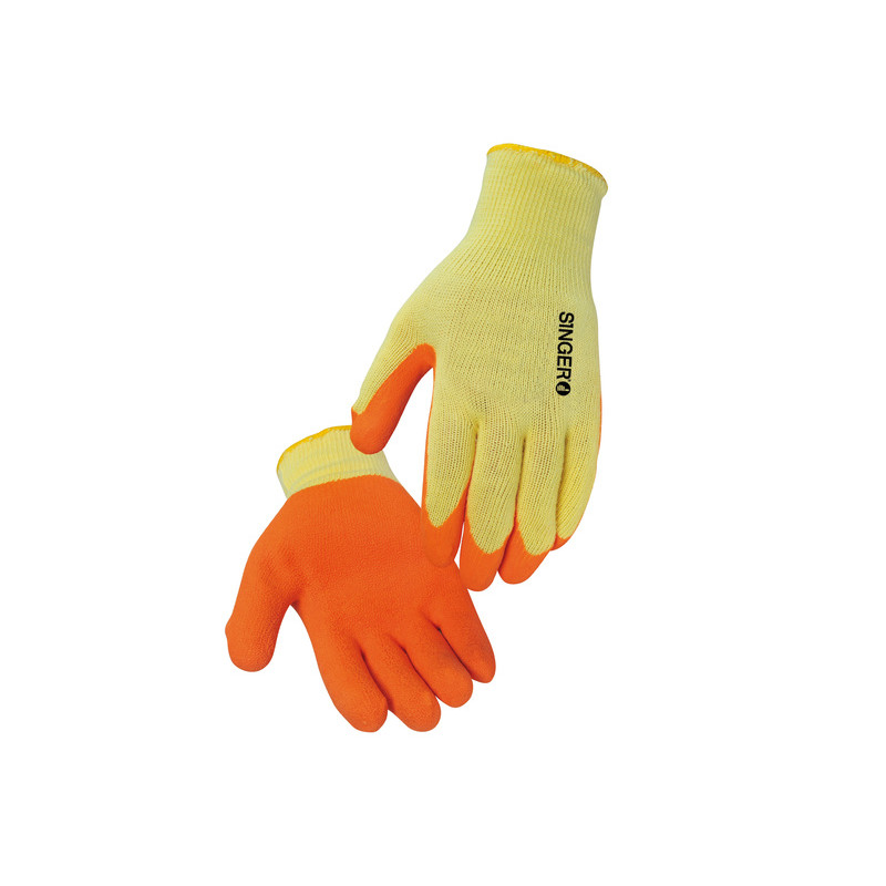 Gants de manutention lourde latex - taille 10 - Singer TAC1025O