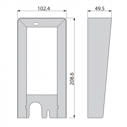 casquette Inox de protection Came 001DC00PLACO001