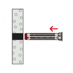 Chevilles métalliques DuoHM 5x55 empreinte TX - Fischer 572924 (x25)