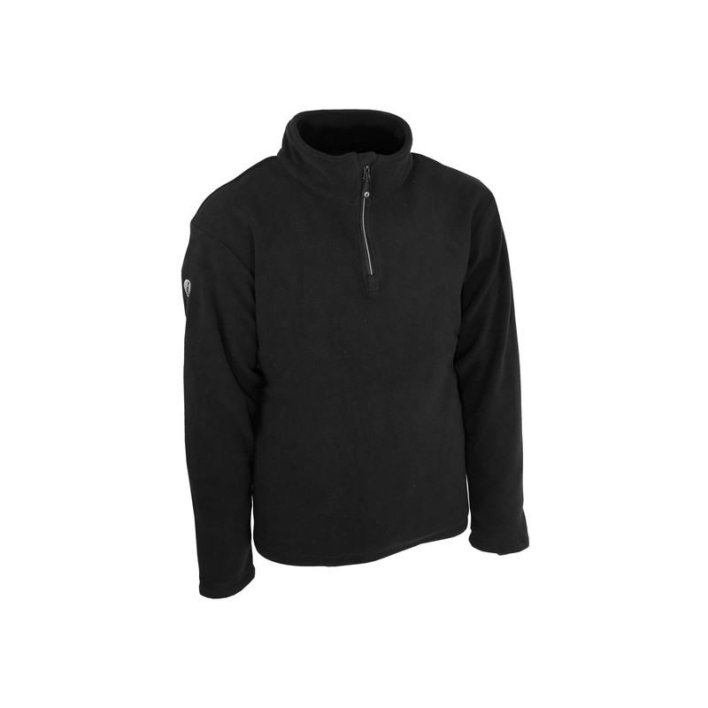 Sweatshirt polaire noir 290 g/m² EPI Singer SWOIR - T.01